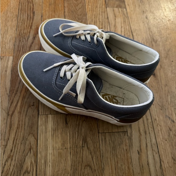 Platform powder blue Vans! Gently worn. - Picture 2 of 4